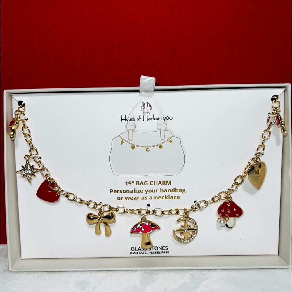 House of Harlow 1960 Gold Bag Charm